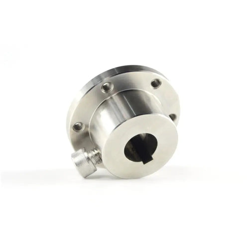 Moyeu à Clé pour Essieu de 14mm avec Vis de Réglage en Acier 14mm Shaft Universal Stainless Mounting Key Hub