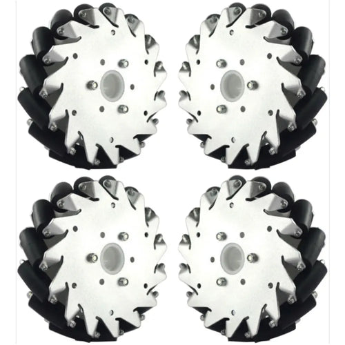 152mm Mecanum Wheel Set (2x Left, 2x Right) 152mm Mecanum Wheel Set (2x Left, 2x Right)