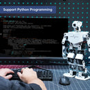 Hiwonder TonyPi AI Humanoid Robot Powered by Raspberry Pi 4B with Multimodal Model Integration, AI Vision, and Voice Interaction (Advanced Kit with Raspberry Pi 4B 4GB)
