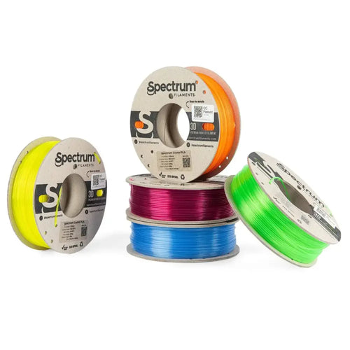 PLA Crystal Multi Pack - 1.75mm Spectrum PLA Crystal Filament - 5x 0.25 kg PLA Crystal Multi Pack - 1.75mm Spectrum PLA Crystal Filament - 5x 0.25 kg
