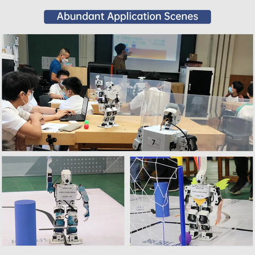 Hiwonder Tonypi Robot Humanoïde à Vision Intelligente AI Alimenté par Raspberry Pi 4B 4GB (Kit Avancé) Hiwonder TonyPi AI Humanoid Robot Powered by Raspberry Pi 4B with Multimodal Model Integration, AI Vision, and Voice Interaction (Advanced Kit with Raspberry Pi 4B 4GB)