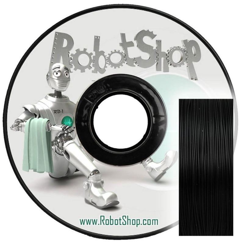 Black PLA 1.0kg Spool 1.75mm Filament