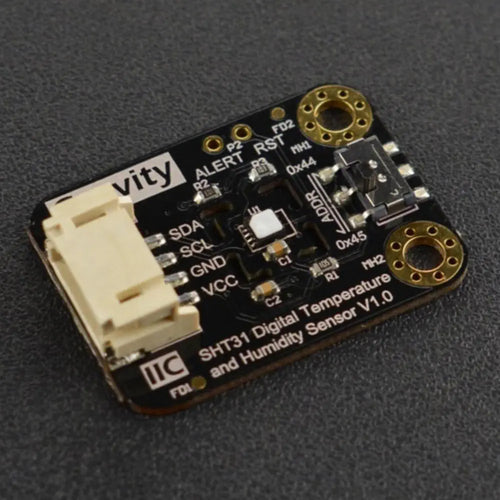 Capteur Numérique de Température et d'Humidité DFRobot Gravity (SHT31-F) DFRobot Gravity Digital Temperature & Humidity Sensor (SHT31-F)