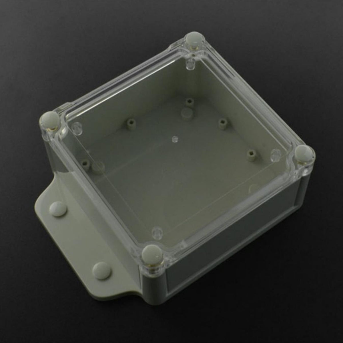 DFRobot Plastic Project Box Enclosure Waterproof Clear Cover - RobotShop