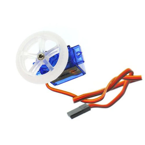 ElecFreaks EF90D 360 Digital Servo w/ Wheel & Tire ElecFreaks EF90D 360 Digital Servo w/ Wheel & Tire