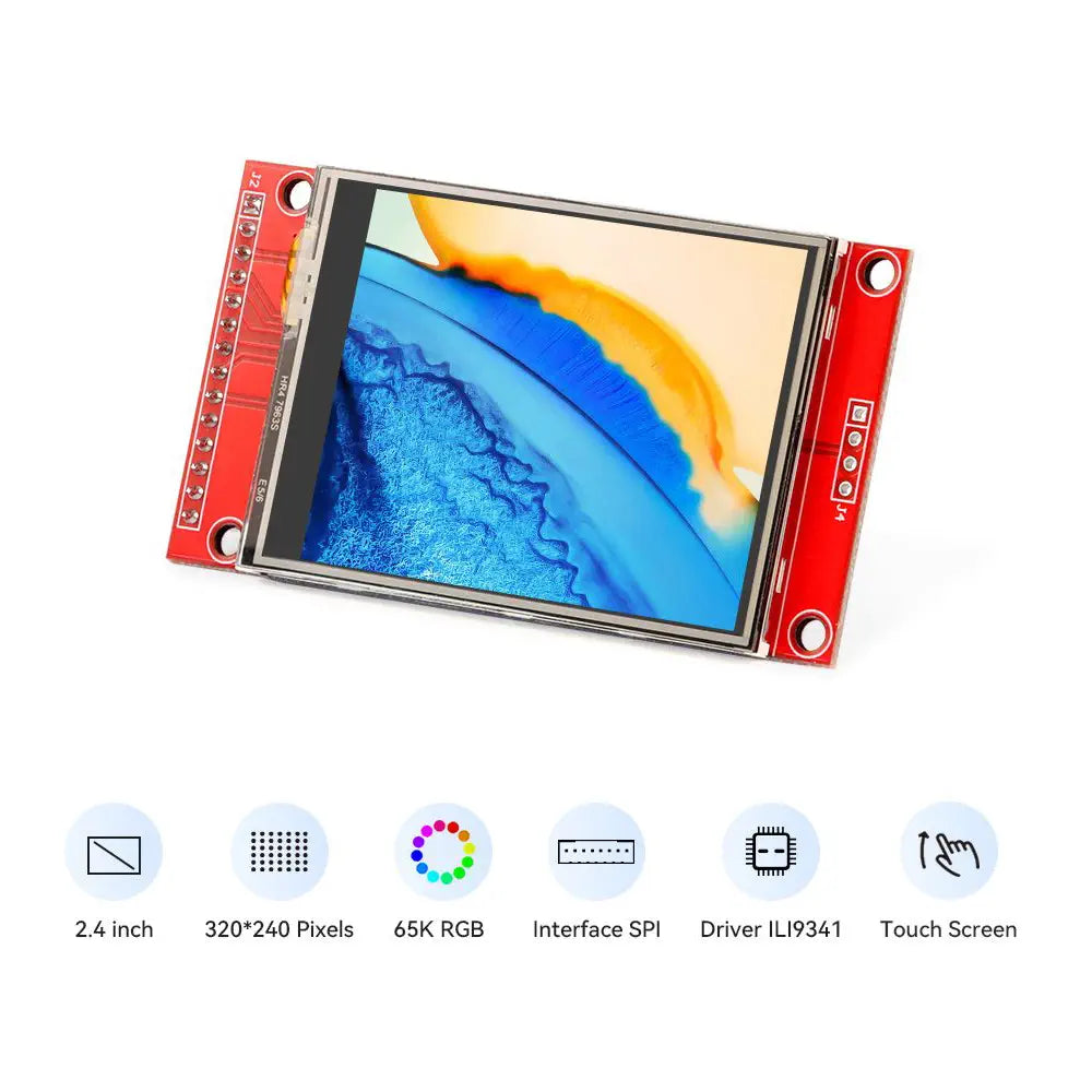 Display LCD TFT Touch 2.8 Pollici - Risoluzione 320x240, Driver ILI9341, Per Arduino