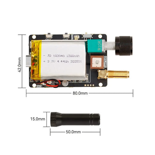 Elecrow ThinkNode M1 Transceiver LoRa Meshtastic Écran EPD 1.54 Elecrow ThinkNode M1 LoRa Meshtastic Transceiver 1.54" EPD Screen GPS nRF52840 w/o Case 915 MHz