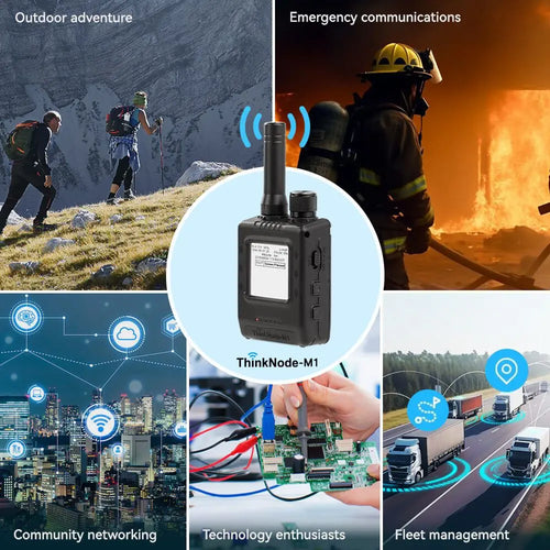 Elecrow ThinkNode M1 Transceiver LoRa Meshtastic Écran EPD 1.54 Elecrow ThinkNode M1 LoRa Meshtastic Transceiver 1.54" EPD Screen GPS nRF52840 w/o Case 915 MHz