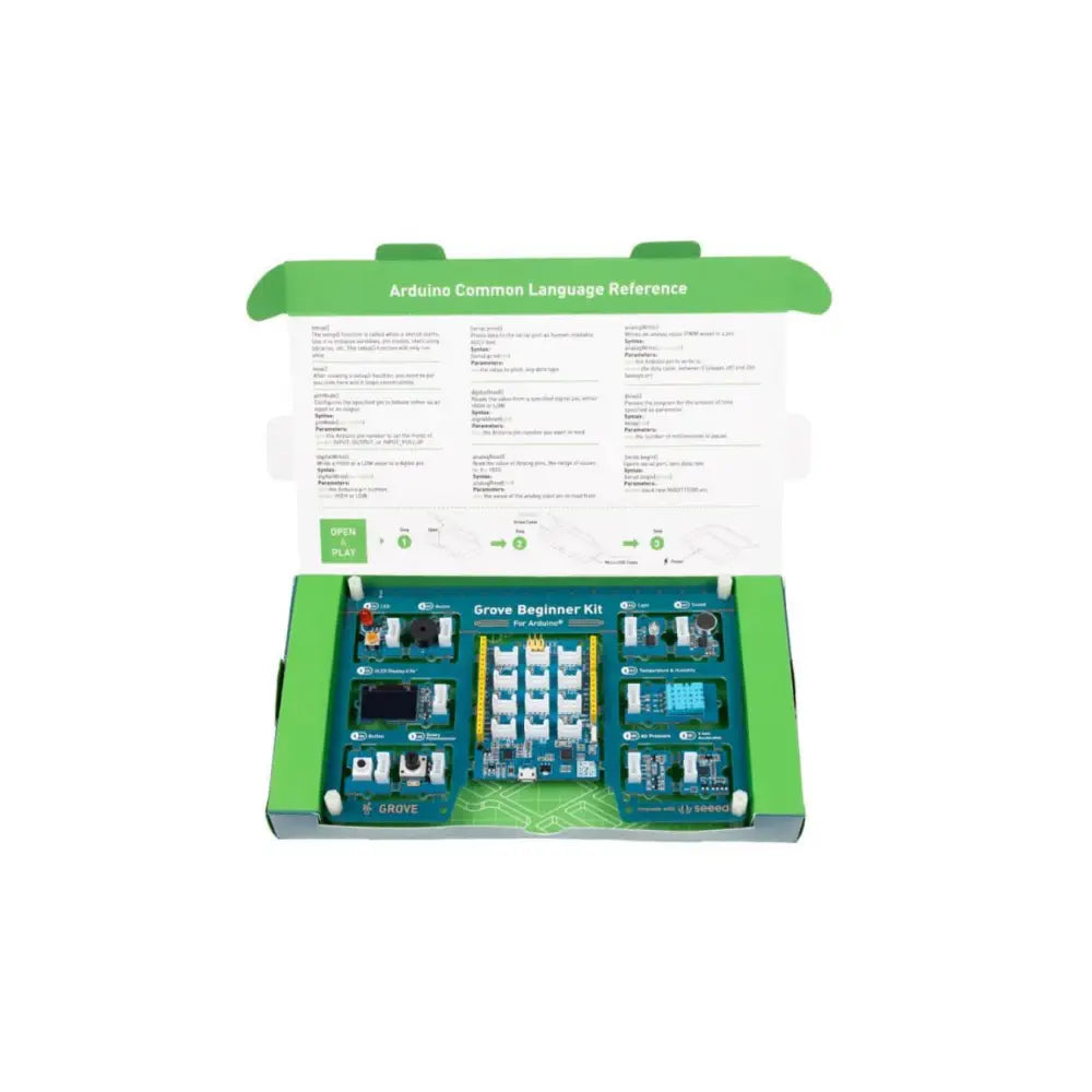 Grove Beginner Kit for Arduino All-in-One Compatible Board - RobotShop