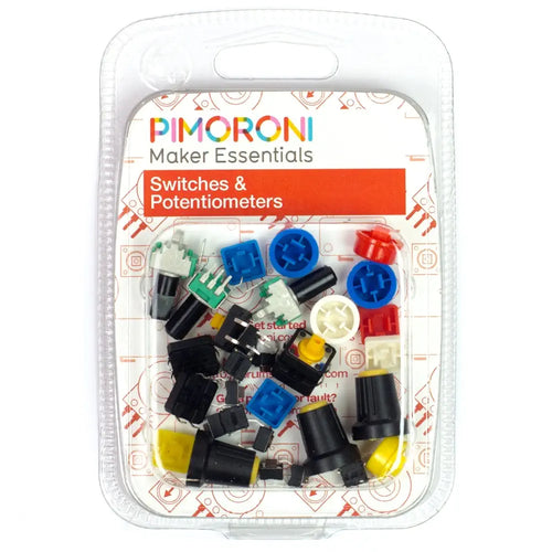 Pimoroni Maker Essentials - Switches & Potentiometers Pimoroni Maker Essentials - Switches & Potentiometers