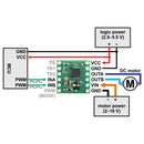 Pololu BD65496MUV Single Brushed DC Motor Driver Carrier