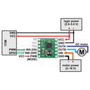 Pololu BD65496MUV Single Brushed DC Motor Driver Carrier