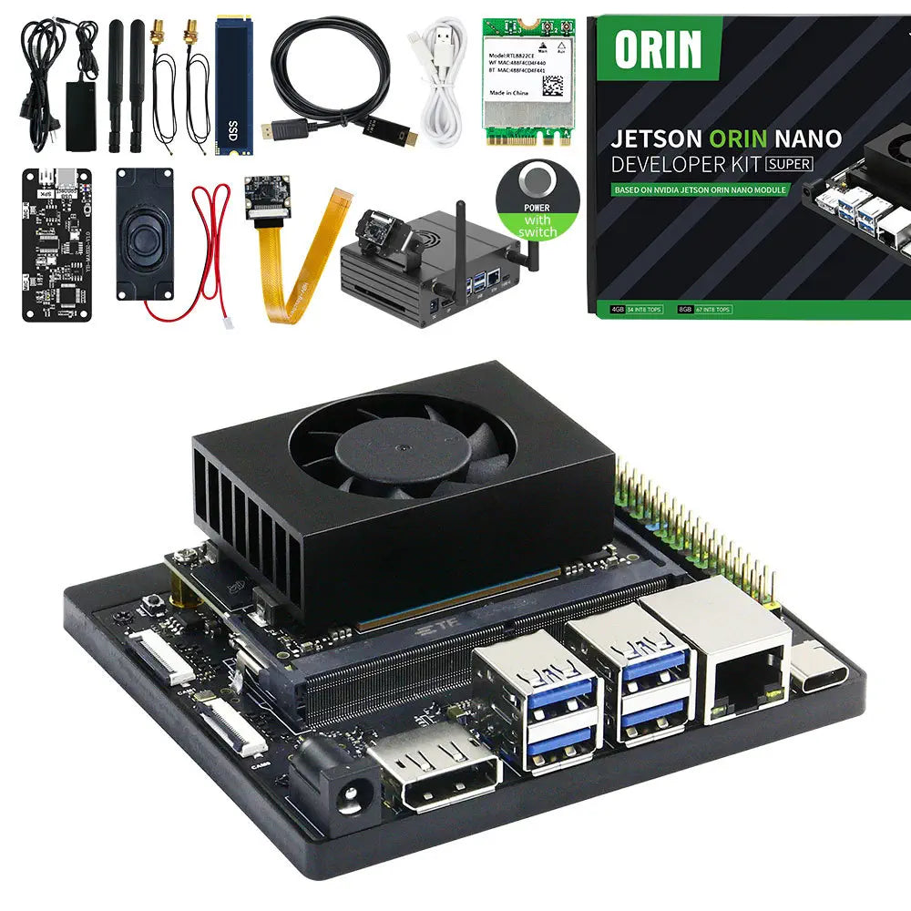 NVIDIA JETSON ORIN NANO Developer Kit 中古 Jetson Orin NANO SUPER AI Large Model Developer Kit 4GB SUB -AI