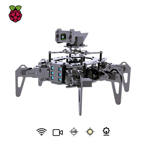 Adeept RaspClaws Kit Robot Araignée Hexapode pour Raspberry Pi Adeept RaspClaws Hexapod Spider Robot Kit for Raspberry Pi
