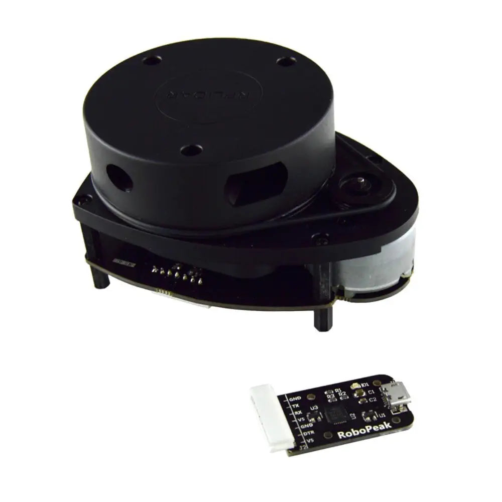 RPLIDAR A1 & RoboPeak LIDAR セット RPLidar A1M8 - 360 Degree Laser Scanner Development Kit - RobotShop