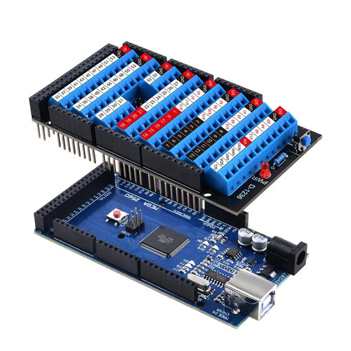 Screw Terminal Block GPIO Expansion Board for Arduino MEGA 2560 R3 Screw Terminal Block GPIO Expansion Board for Arduino MEGA 2560 R3