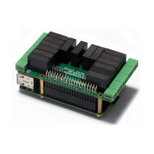 Sequent Microsystems 16 Relais 2A/24V 8 Couches Empilables HAT pour Raspberry Pi Sequent Microsystems 16 Relays 2A/24V 8-Layer Stackable HAT for Raspberry Pi