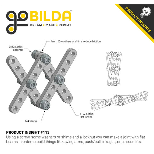 ServoCity 1102 Series Flat Beam (29 Hole, 232mm Length) - 2 Pack ServoCity 1102 Series Flat Beam (29 Hole, 232mm Length) - 2 Pack