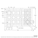 ServoCity 1123 Series Pattern Plate (3 x 7 Hole, 96 x 192mm)