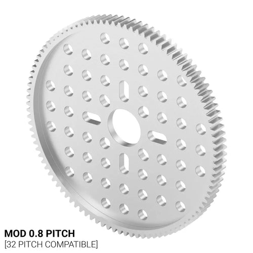 ServoCity 2302 Series, MOD 0.8, Hub Mount Gear (14mm Bore, 100 Tooth) ServoCity 2302 Series, MOD 0.8, Hub Mount Gear (14mm Bore, 100 Tooth)