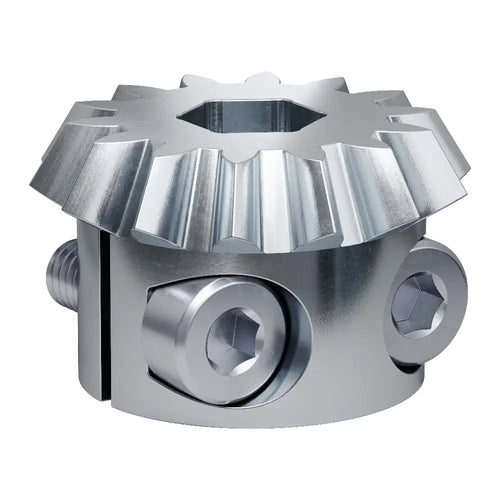 ServoCity Série 2306, MOD 1.5, Pignon à Serrage Engrenage Conique (Alésage REX™ 8mm, 14 Dents) ServoCity 2306 Series, MOD 1.5, Clamping Pinion Bevel Gear (8mm REX™ Bore, 14 Tooth)