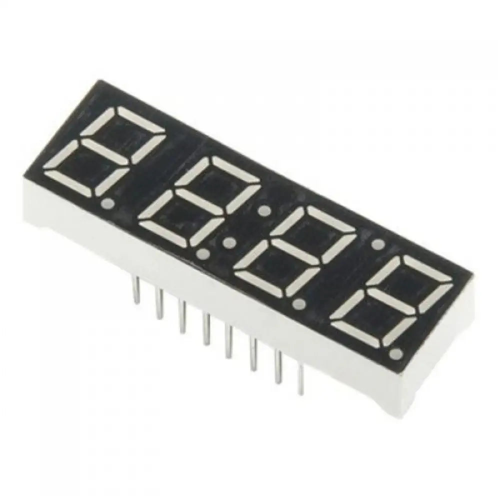ttttです 4-Digit, 7-Segment Display (Red) - RobotShop