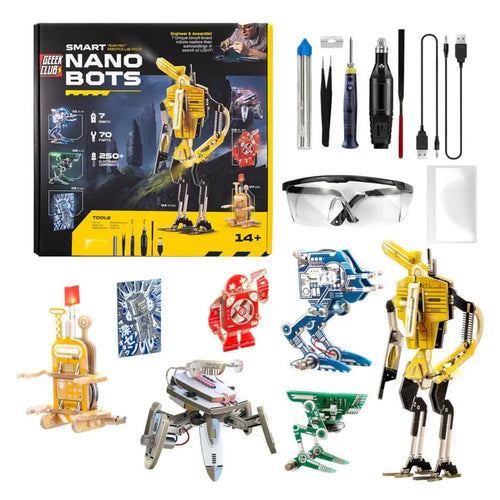 Geeek Club Smart Nano Bots Soldering Kit + Tool Kit Geeek Club Smart Nano Bots Soldering Kit + Tool Kit