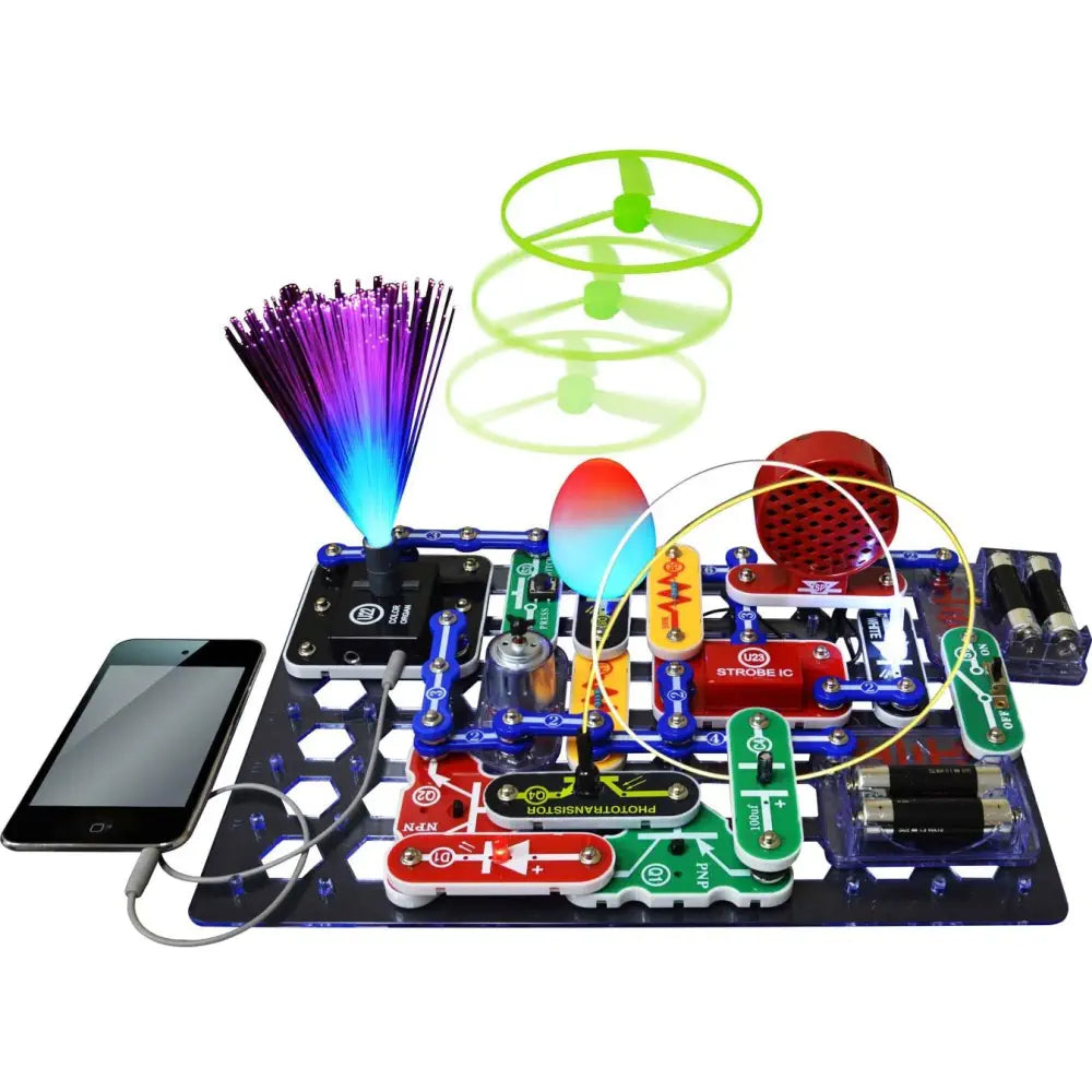 Snap Circuits LIGHT 電子機器探検キット Snap Circuits LIGHT Experiments Kit - RobotShop