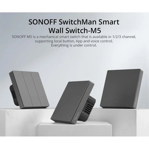 SONOFF SwitchMan Interrupteur mural intelligent (M5-2C-86W) SONOFF SwitchMan Smart Wall Switch (M5-2C-86W)