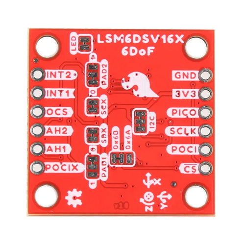 SparkFun 6DoF IMU Planche de Connexion - LSM6DSV16X (Qwiic) SparkFun 6DoF IMU Breakout - LSM6DSV16X (Qwiic)