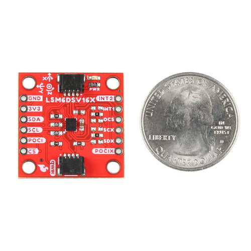 SparkFun 6DoF IMU Planche de Connexion - LSM6DSV16X (Qwiic) SparkFun 6DoF IMU Breakout - LSM6DSV16X (Qwiic)