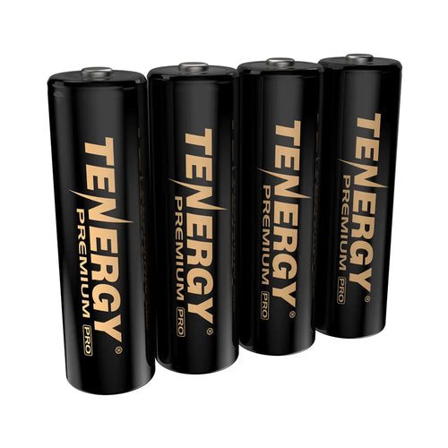 Piles AA rechargeables Tenergy PRO, 2800 mAh NiMH (4x) Tenergy PRO Rechargeable AA Batteries, 2800mAh NiMH (4x)