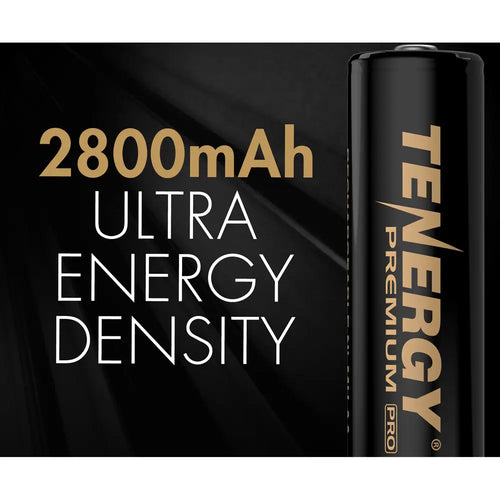 Piles AA rechargeables Tenergy PRO, 2800 mAh NiMH (4x) Tenergy PRO Rechargeable AA Batteries, 2800mAh NiMH (4x)