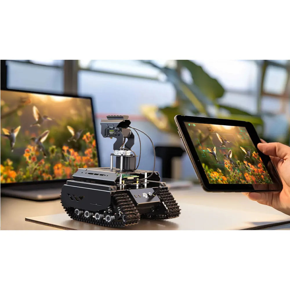 UGV Beast Open-Source Off-Road Tracked AI Robot, Dual Controllers