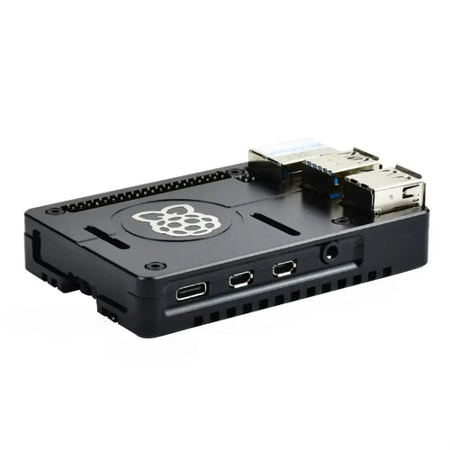 Waveshare Boîtier léger pour Raspberry Pi 4, traitement CNC Waveshare Lightweight Case for Raspberry Pi 4, CNC Processing