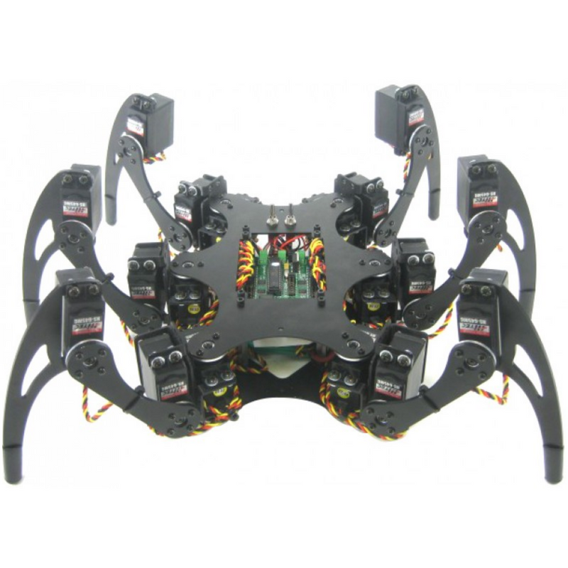 Lynxmotion Phoenix 3DOF Hexapod Robot Kit (BotBoarduino)