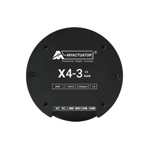MyActuator RMD-X4 1:6 Micro Motor High Precision Light Weight BLDC 24V High-Speed 600RPM CAN BUS