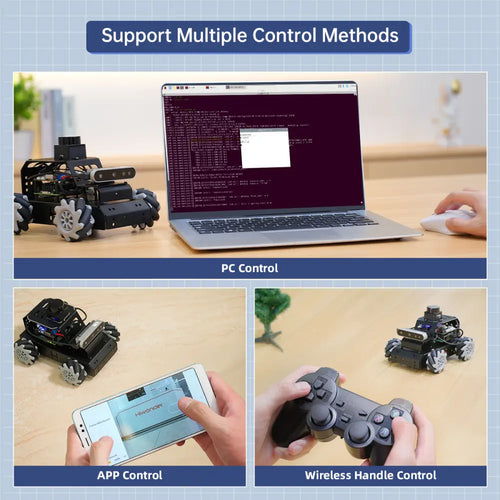 Hiwonder Raspberry Pi 5 Robot Car MentorPi M1 Mecanum-wheel Chassis ROS2 Support SLAM &amp; Autonomous Driving (Monocular Camera/with Raspberry Pi 5 4GB)