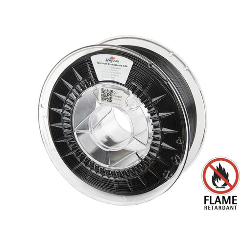 Deep Black - Spectrum FlameGuard ASA 275 Filament - 1.75mm, 1kg