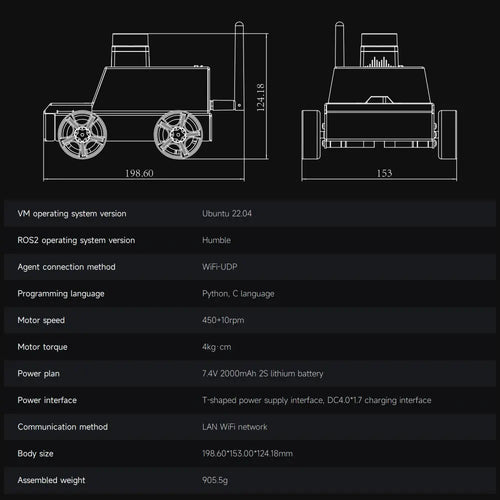 Yahboom ESP32 MicroROS Robot Car Virtual Machine as controller--Standard Version