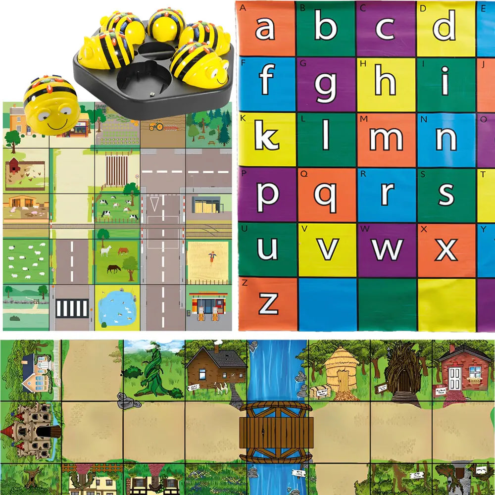 TTS Bee-Bot Robotics Starter Set - 3 Activity Play Mats, See & Say ...