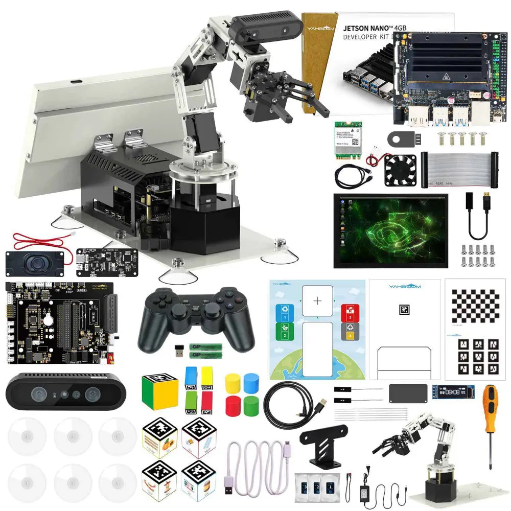 Yahboom DOFBOT Pro AI Large Model 3D Depth Vision Robotic Arm-Ultimate Version with Jetson NANO 4GB SUB Board