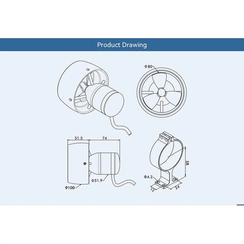 CubeMars SW7 underwater thruster for ROV