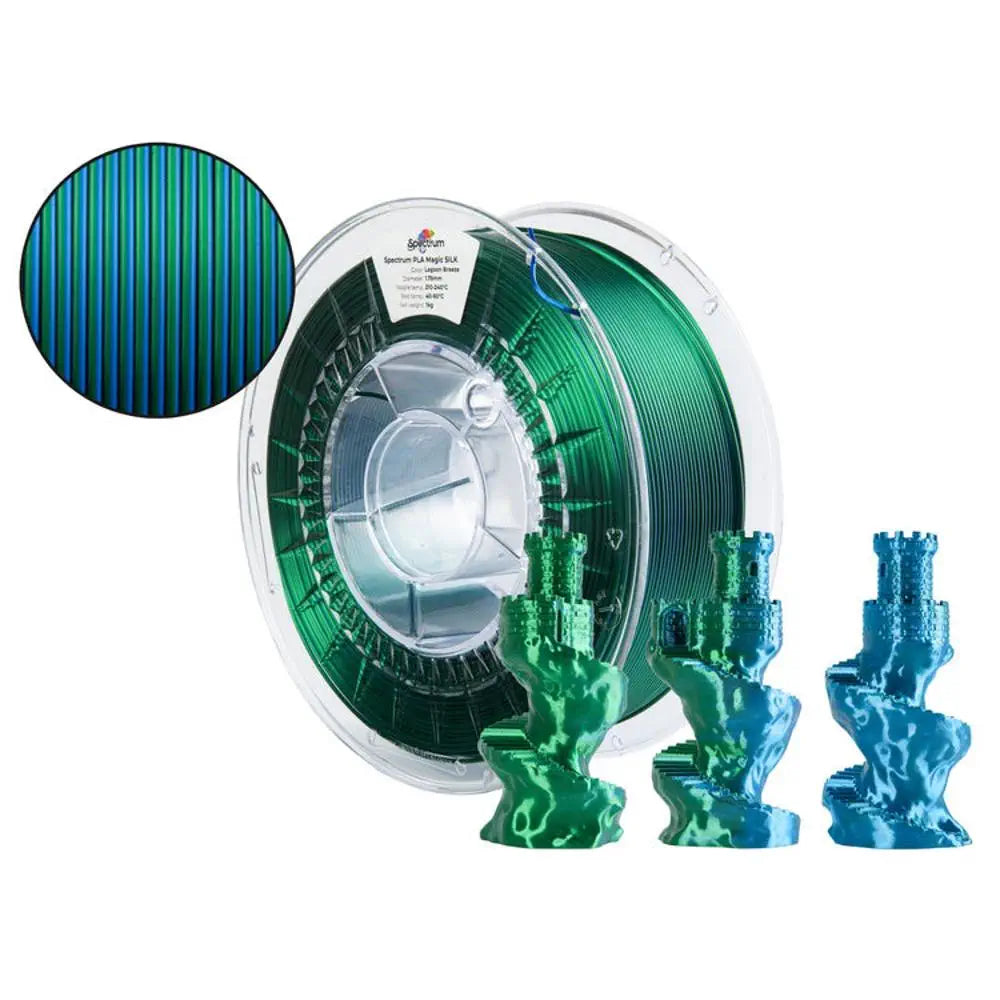Lagoon Breeze - Spectrum PLA Magic SILK Filament - 1.75mm, 1kg