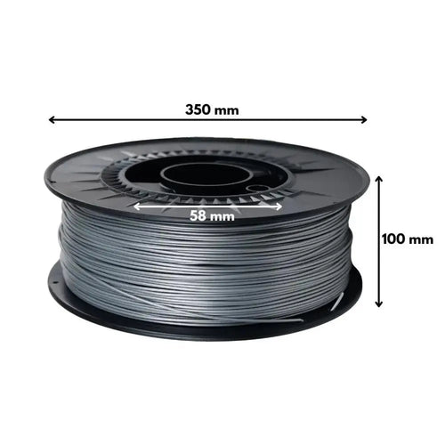 3D Printing Canada Grey - Value PETG Filament - 1.75mm, 4.5kg