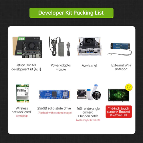 Hiwonder Jetson Orin NX Development Kit 16GB SOM Module (Developer Kit)