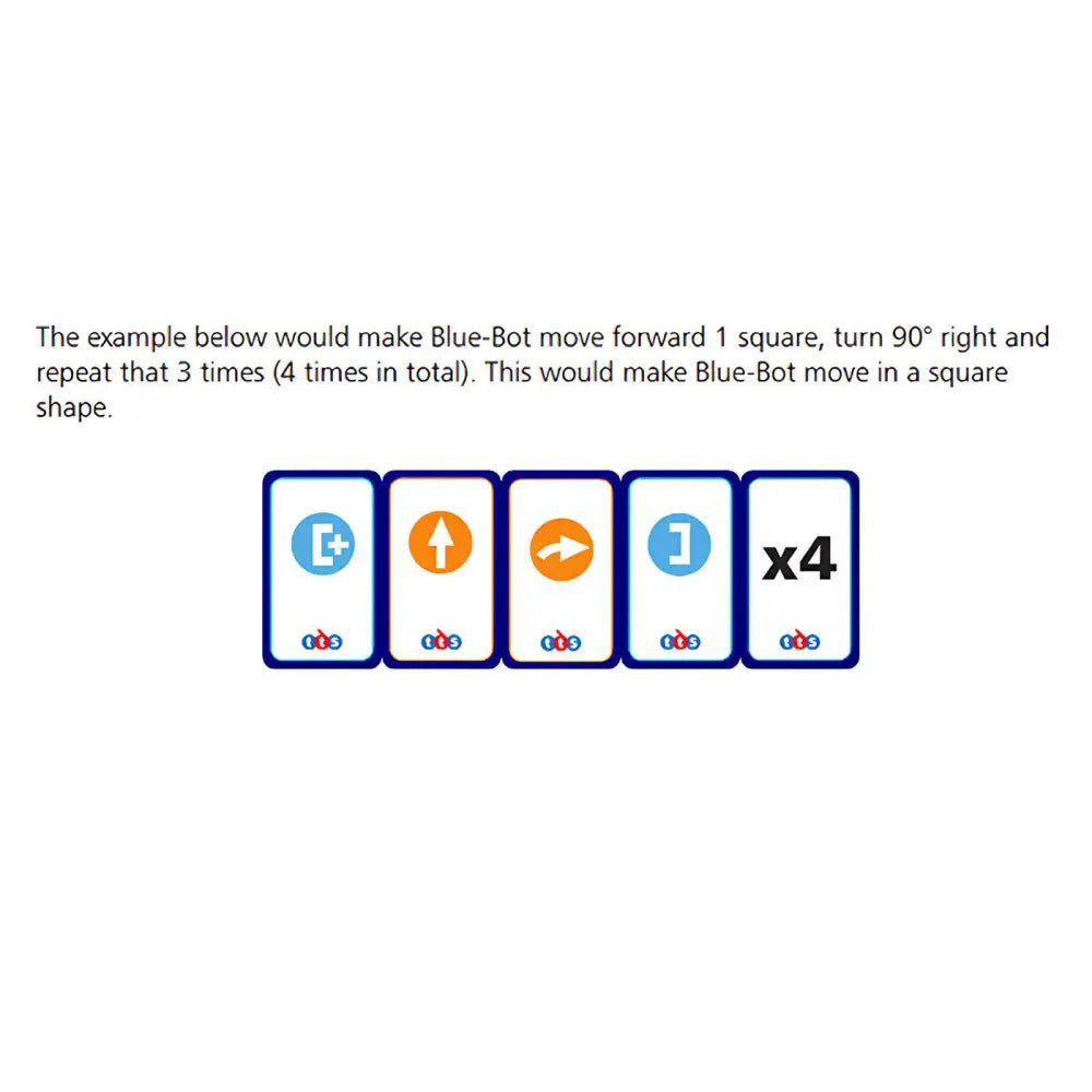 TTS Blue-Bot TacTile Standard Tile Pack - 25 Tactiles Coding Extension Kit for Blue-Bot Robot - 45° Turns Repeat Commands STEM Learning Coding System for Kids &amp; Classrooms | EL00546
