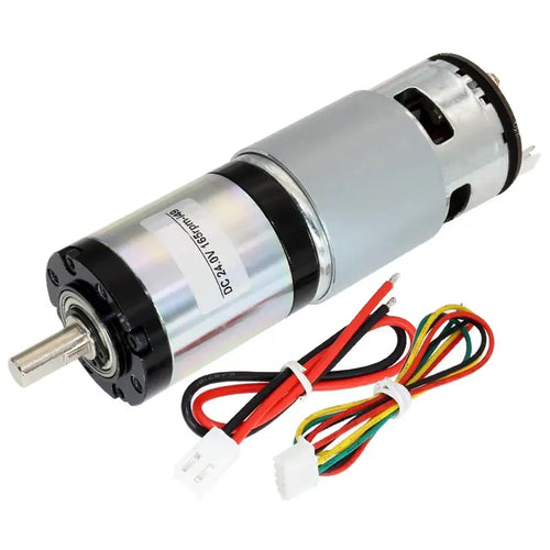 42mm High Torque Planetary Gear Motor w/ Encoder - 24V 90RPM