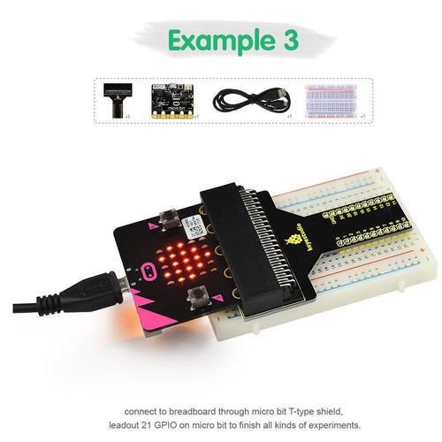 KEYESTUDIO Beginner Starter Kit for Micro:bit, Educational STEM DIY Programmable Coding Project Lessons Kits