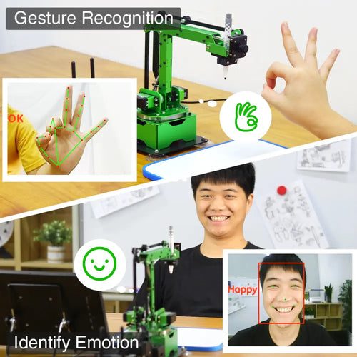 Hiwonder JetMax JETSON NANO Robot Arm ROS Open source Vision Recognition Program (Developer Kit)